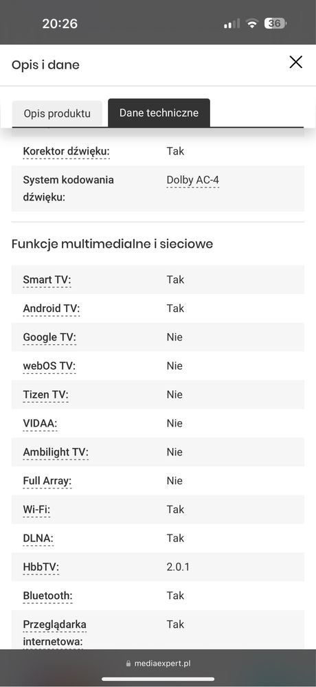 Telewizor XIAOMI P1 L55M6-6AEU 55" LED