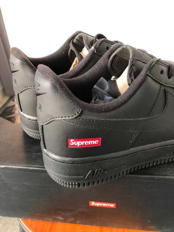 Nowe_Nike_AirForce1Low_SupremeBlack_Obuwie sportowe Rozmiar.43