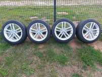 AUDI A3 A5 A6 TT FELGI LATO 17 cali 5x112 245/45/R17 Opony Koła felga