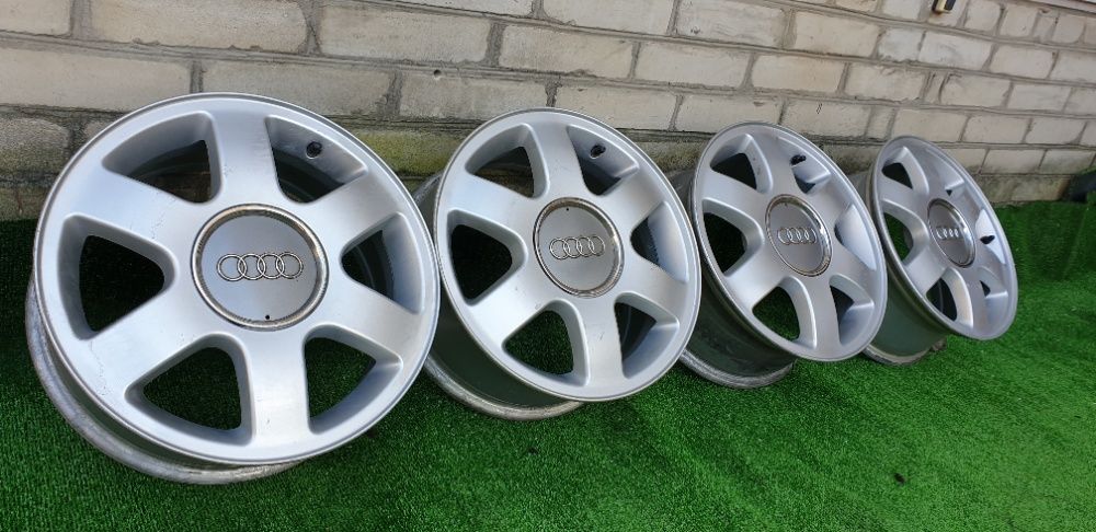 Диски, Титани AUDI R16 5x100 ЕТ38, Оригинальні , ITALY, 8L0 601 025 F