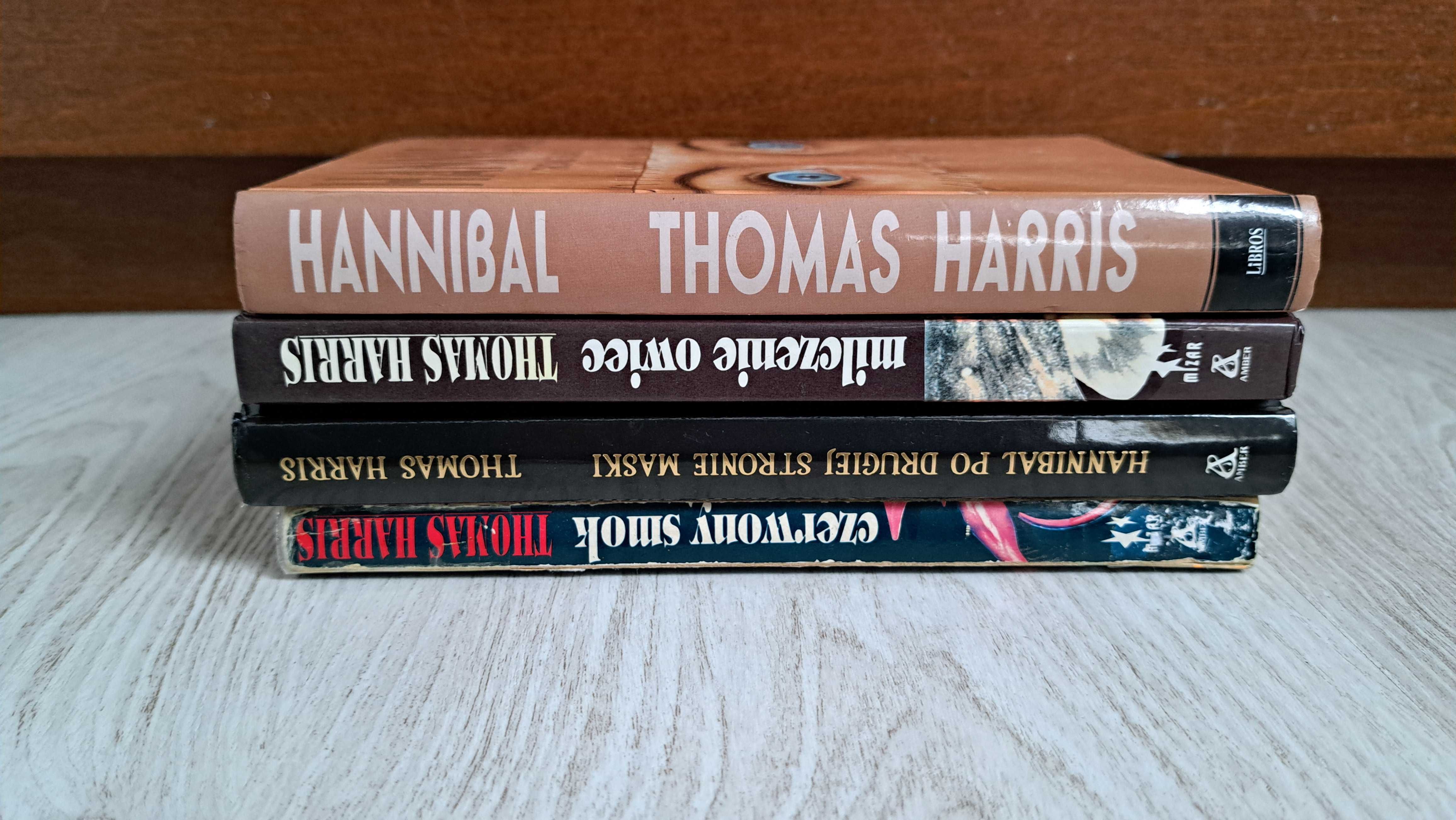 4x Thomas Harris Milczenie owiec Hannibal Po drugiej Czerwony Smok