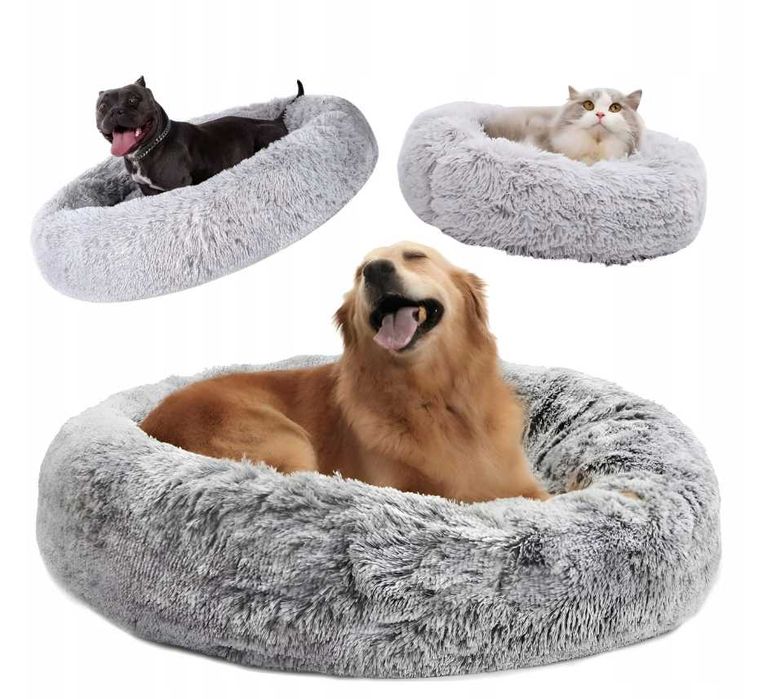 Duża pluszowa poducha dla psa i kota – antypoślizg i miękkość