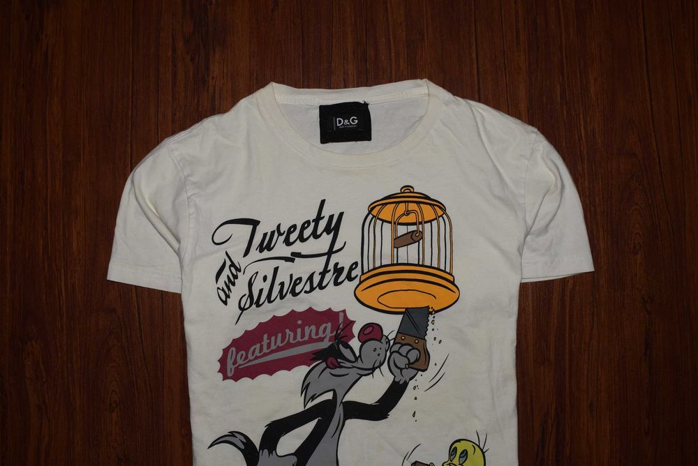 Dolce & Gabbana Tweety and Silvestre Vintage (Мужская Футболка D&G )