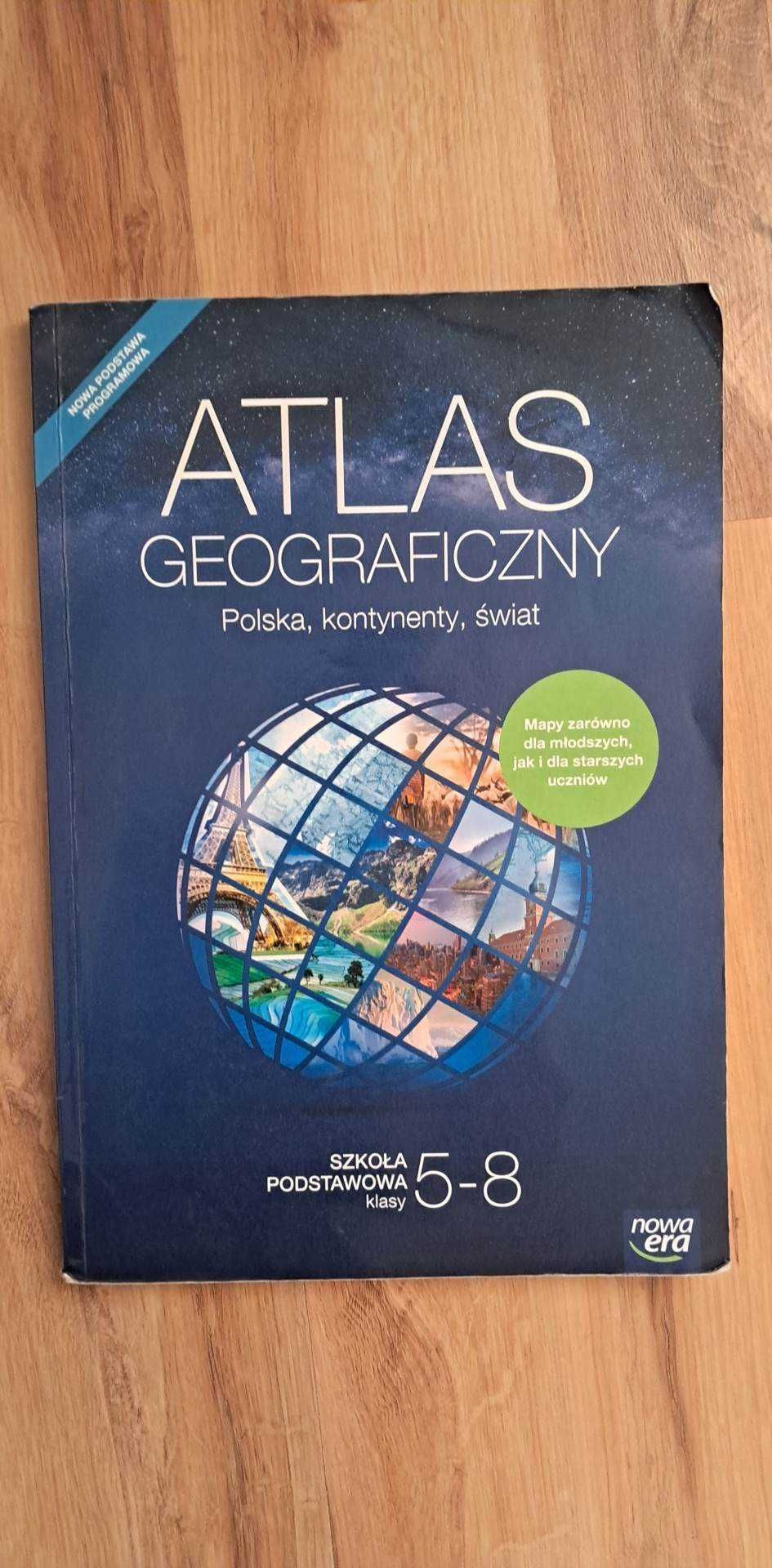 Atlas geograficzny dla klas 5-8 szkoły podstawowej