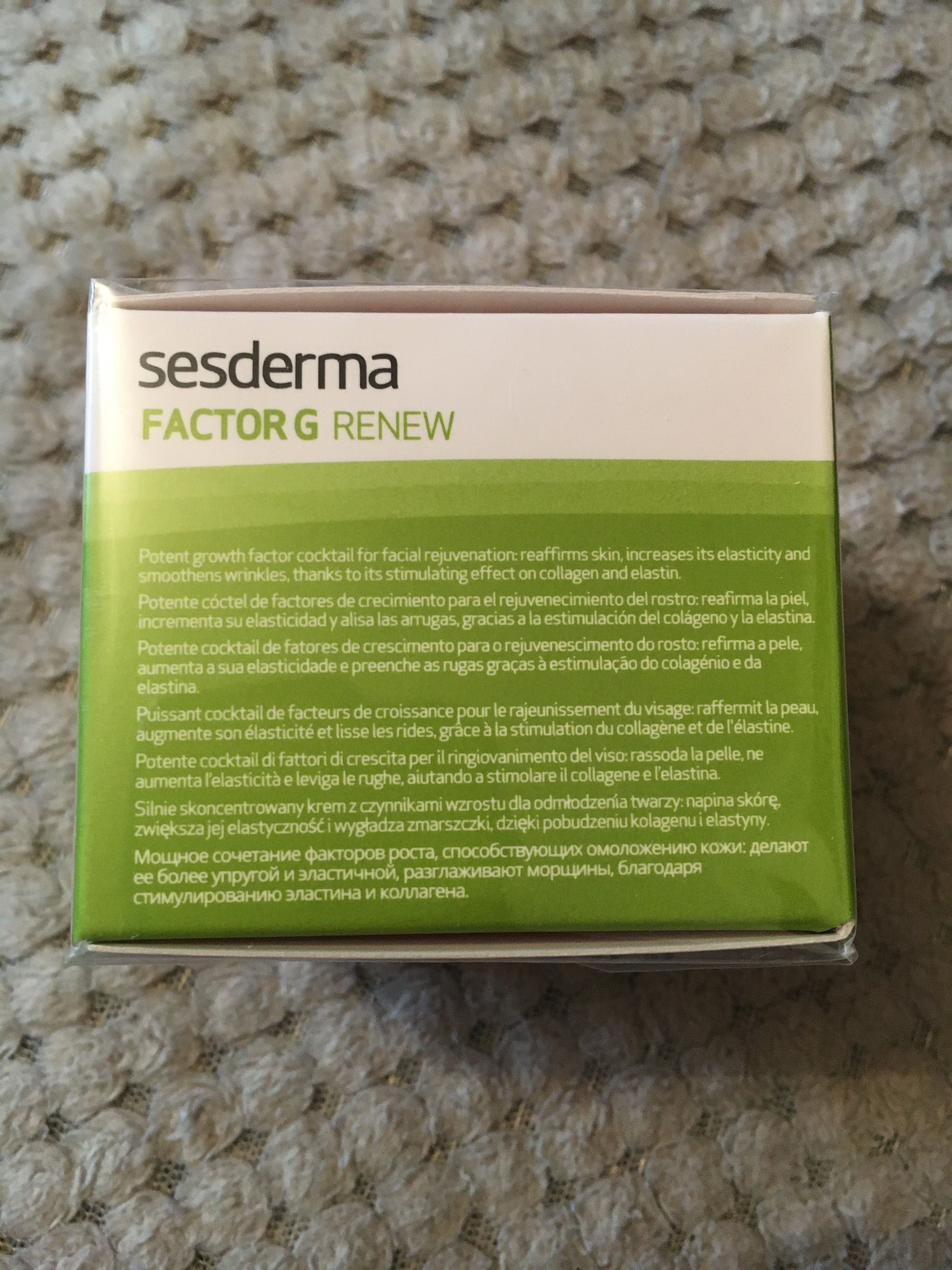 Sesderma Factor G Renew krem odmładzający do twarzy Nowy