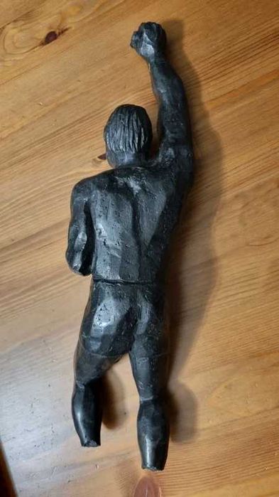 Rzeźba z terenów śląskich, węgiel kamienny, PRL