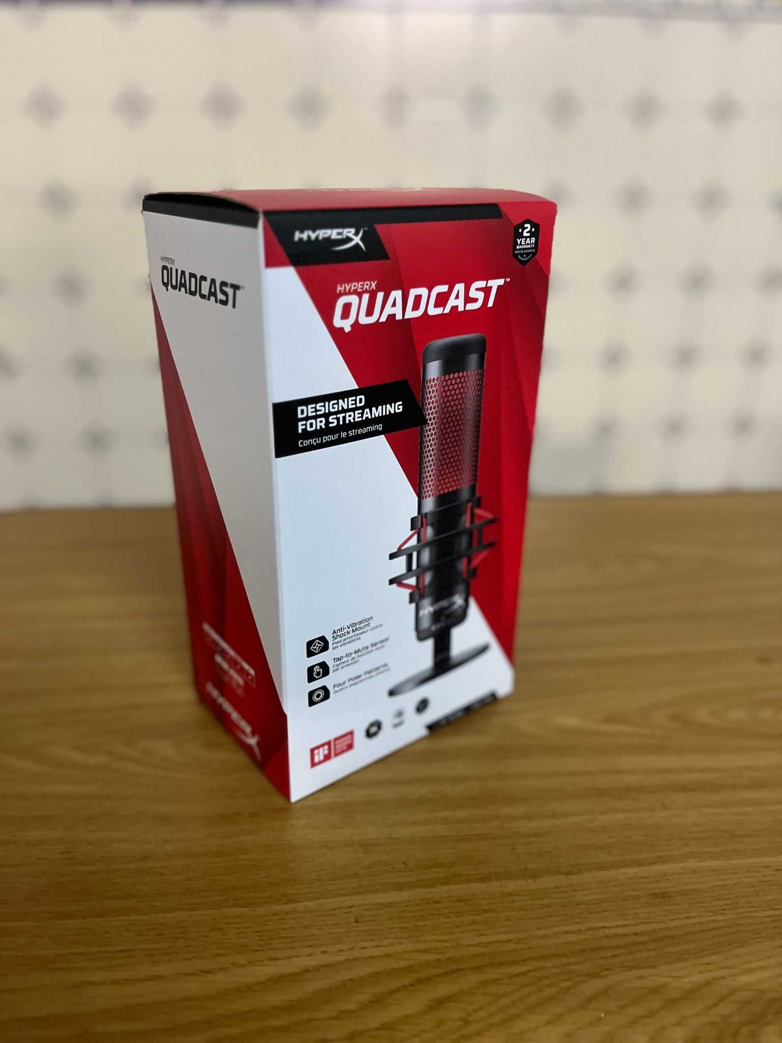 Microfone Gaming HyperX Quadcast