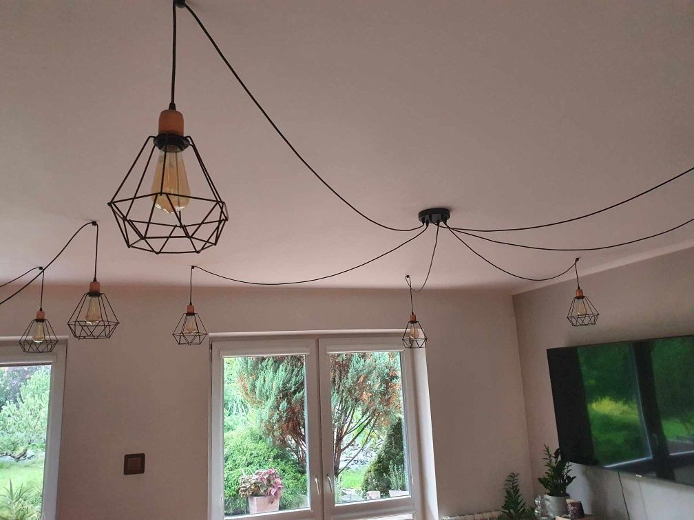 Lampa wisząca sufitowa Brylant Pająk