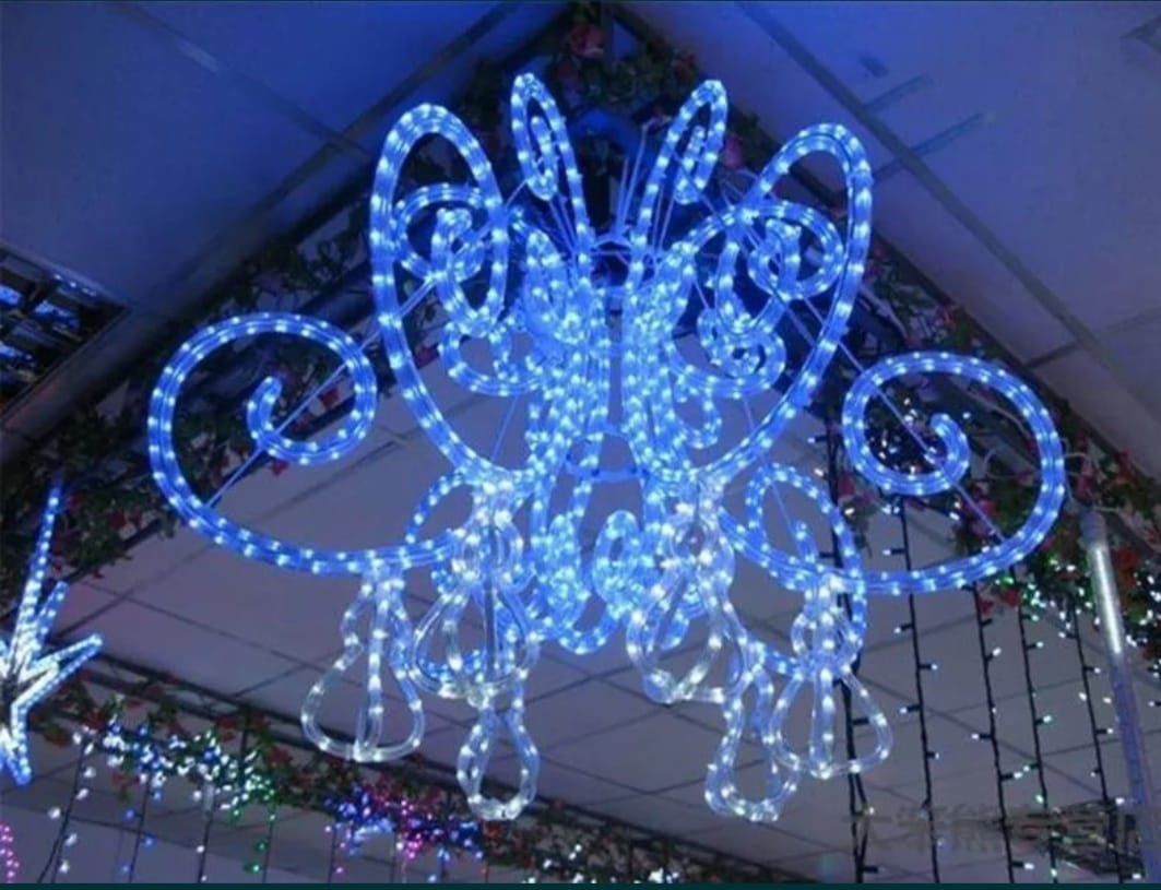 Wąż świetlny LED 30m niebieski blue ozdoby  wewnętrzne zewnętrzne