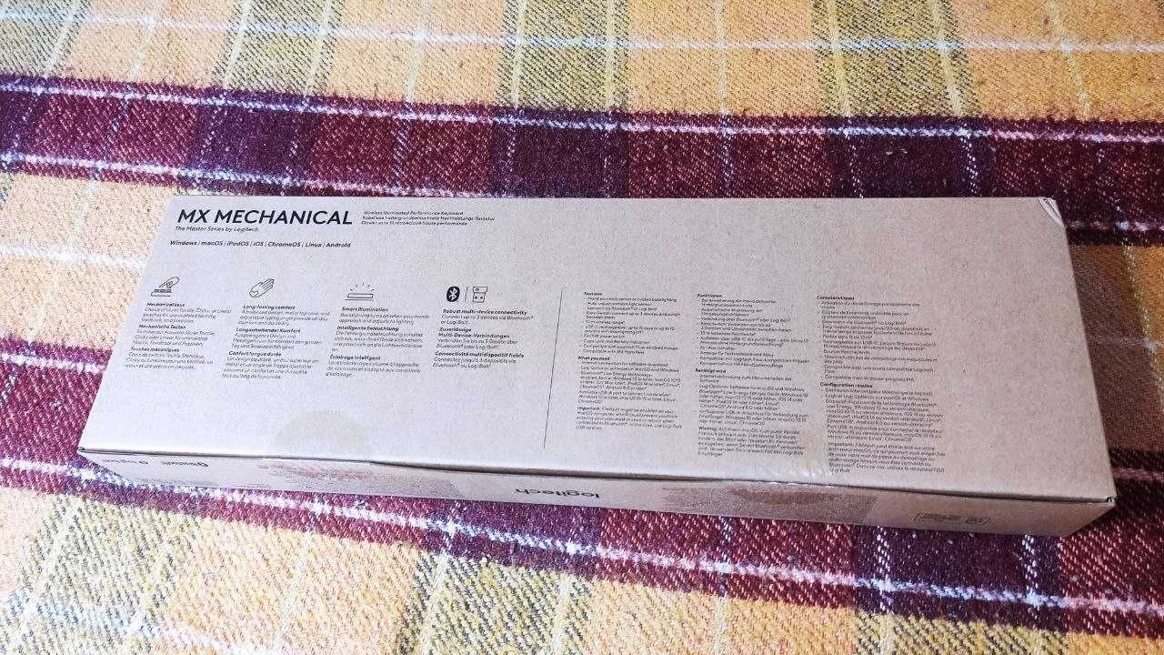 Klawiatura mechaniczna Logitech MX Mechanical + podkładka pod mysz