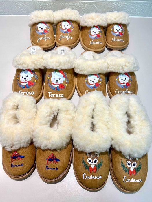 Chinelos de Natal Personalizados