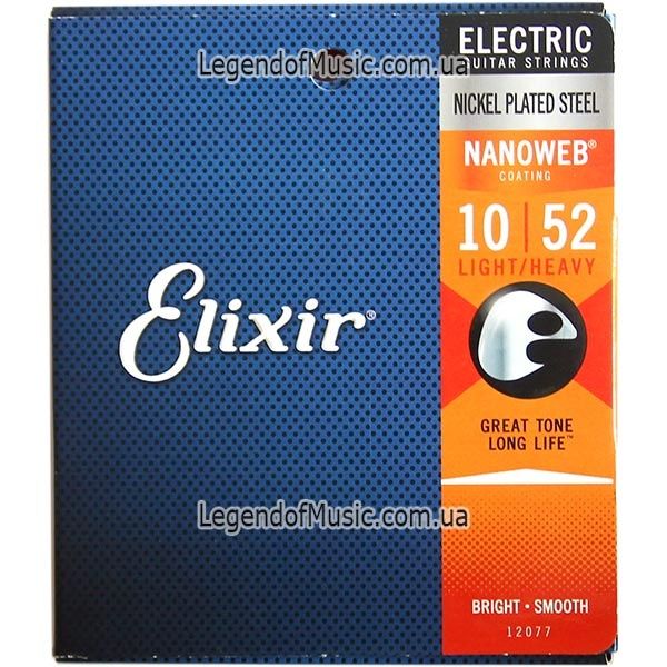 Струны Elixir Nanoweb Anti-Rust для электро, акустической и бас гитары