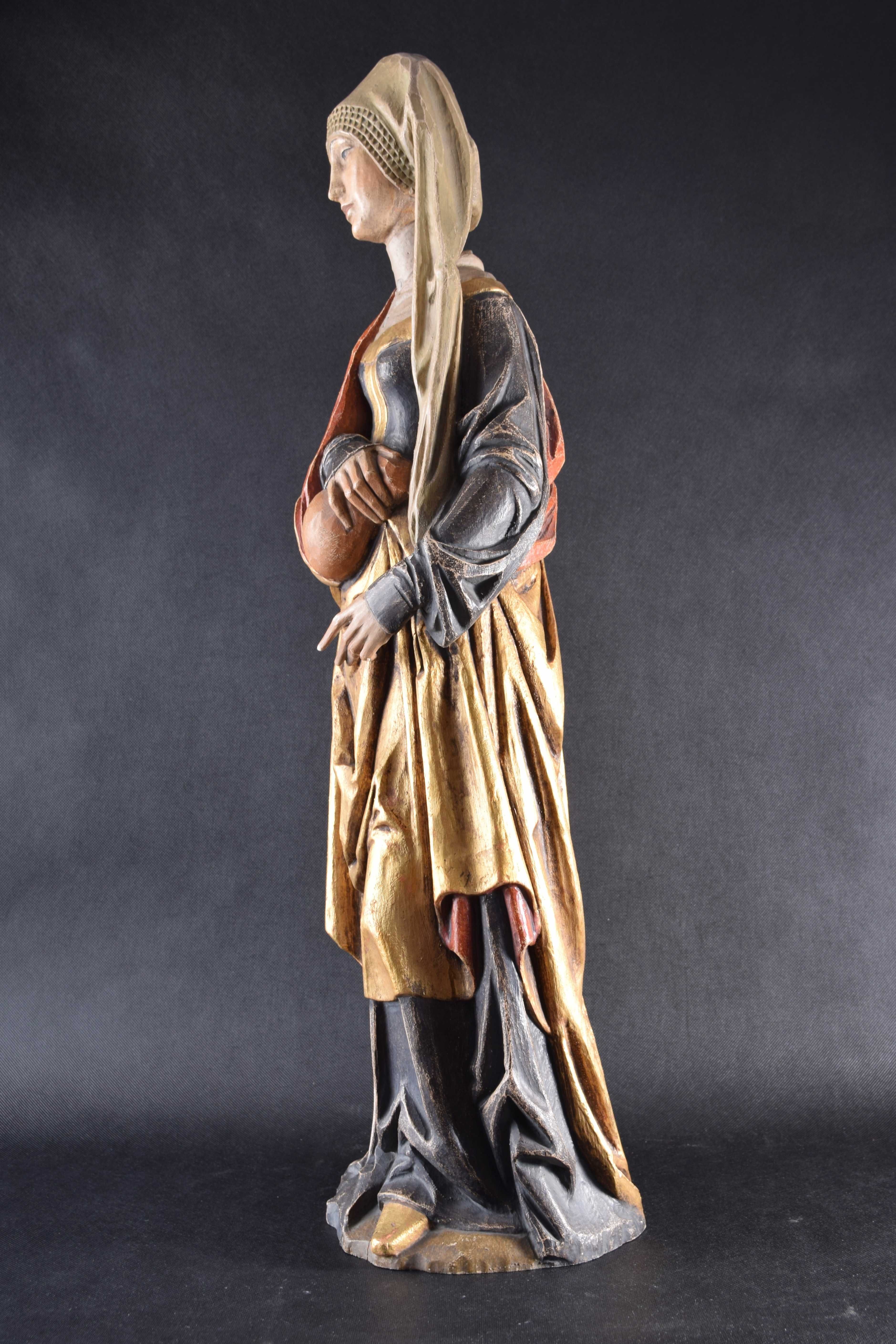 Święta Elżbieta XX wiek smukła figura 82x25x20 cm