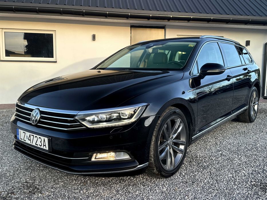 VW PASSAT B8 2.0BiTDI 240PS 4x4 Virtual TOP LED Masaże Skóra Radar 18"
