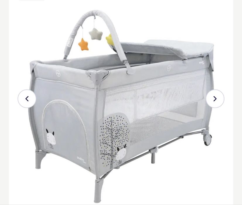 Berço cama viagem Asalvo com trocador e colchão