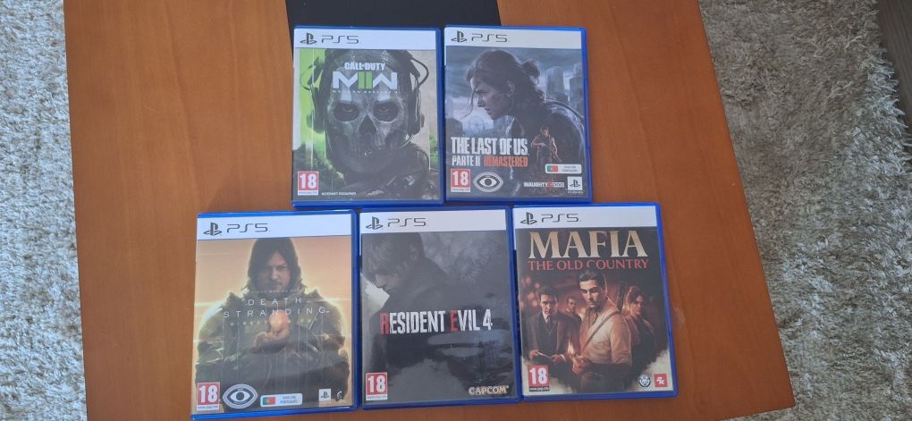 Vendo Jogos Ps5 como novos.