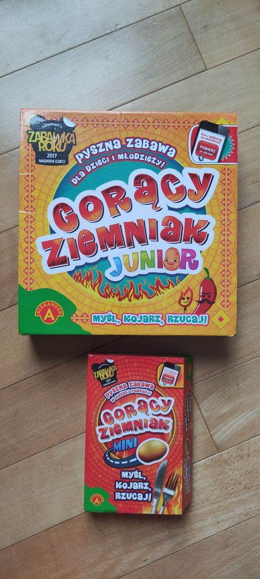 Gorący ziemniak junior - gra planszowa+ Mała Kieszonkowa gra