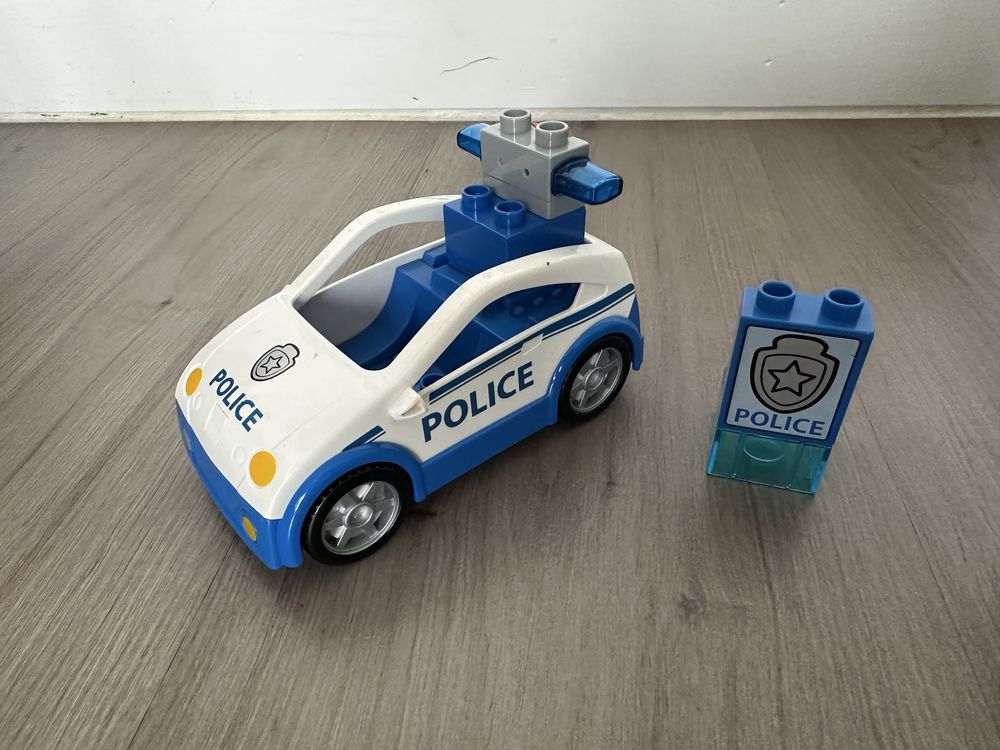 Lego duplo - carro e mota policia(2x)