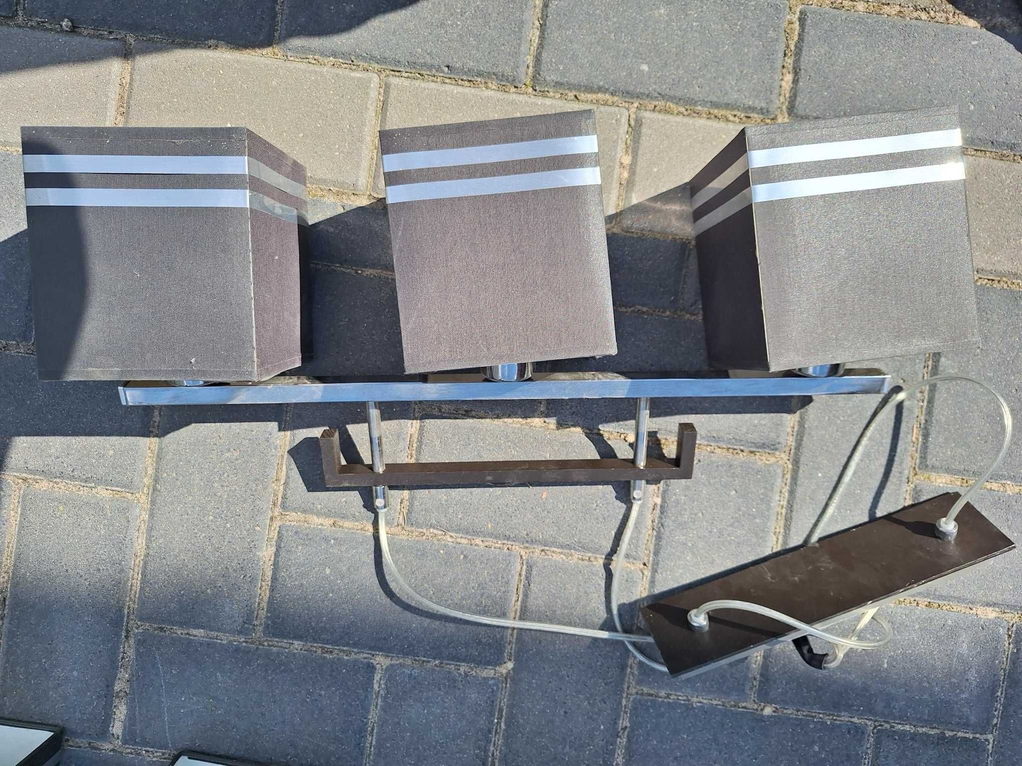 Lampy idealne do salonu - dwa komplety - tanio!