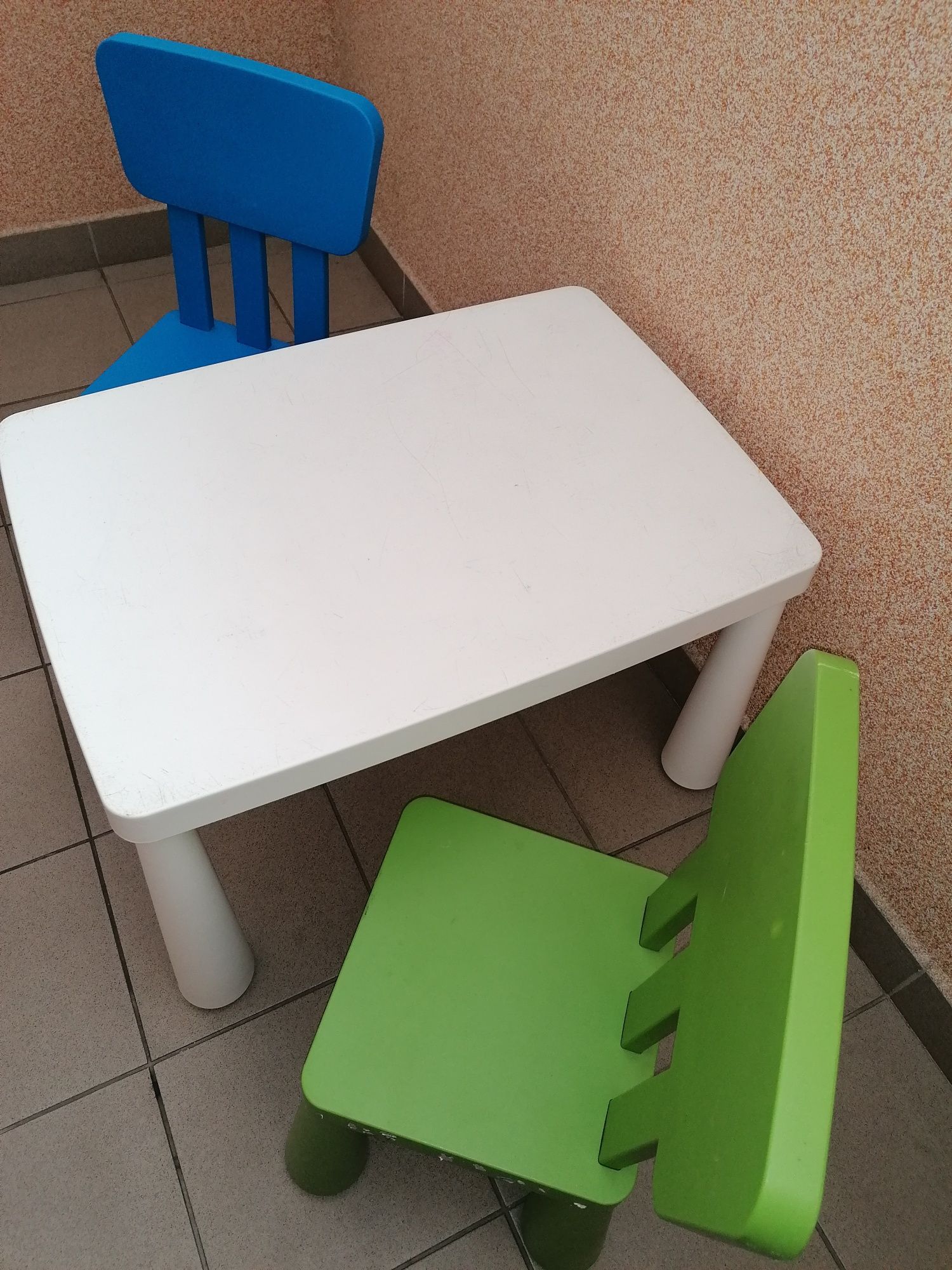 Ikea MAMMUT stół plus krzesła WYSYŁKA olx