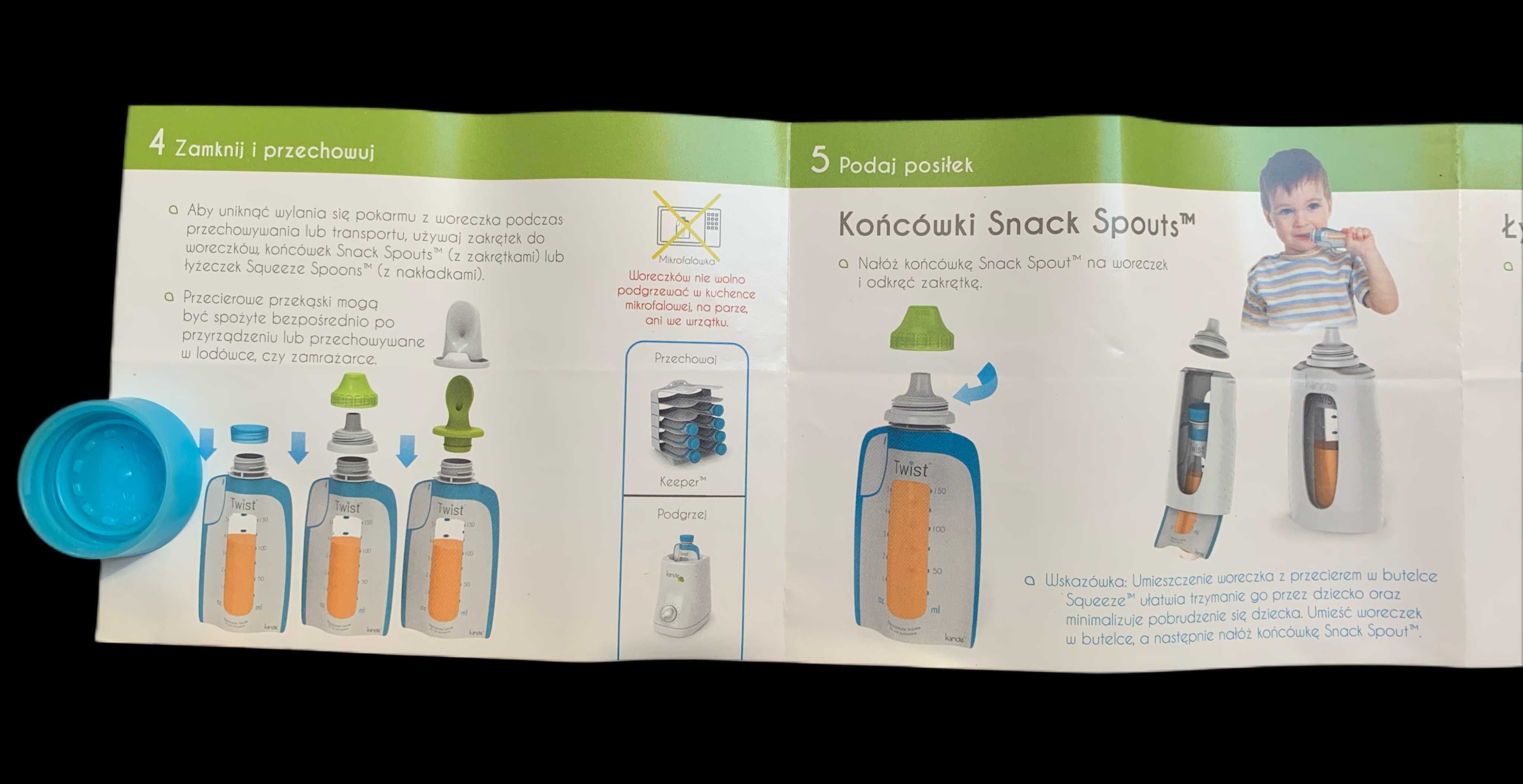 Kiinde Twist Starter-zestaw do karmienia piersią i pierwsza łyżeczka