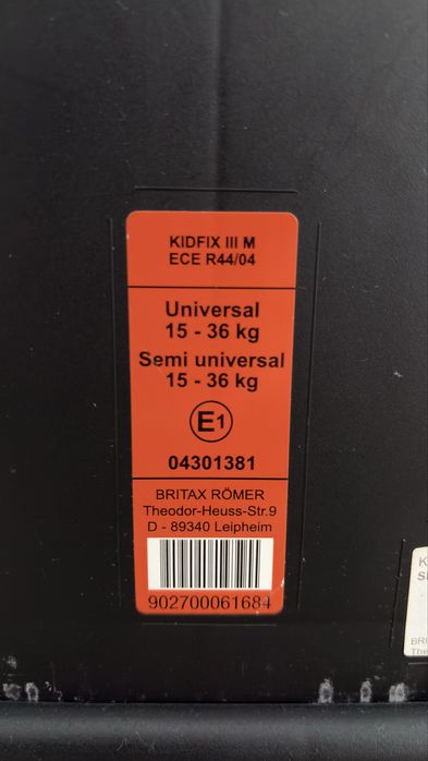Kidfix III M Britax 15-36 kg