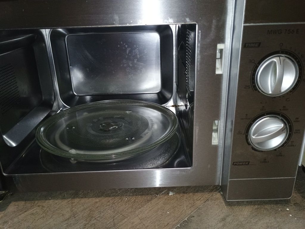 Мікрохвильовка нержавійка повністю