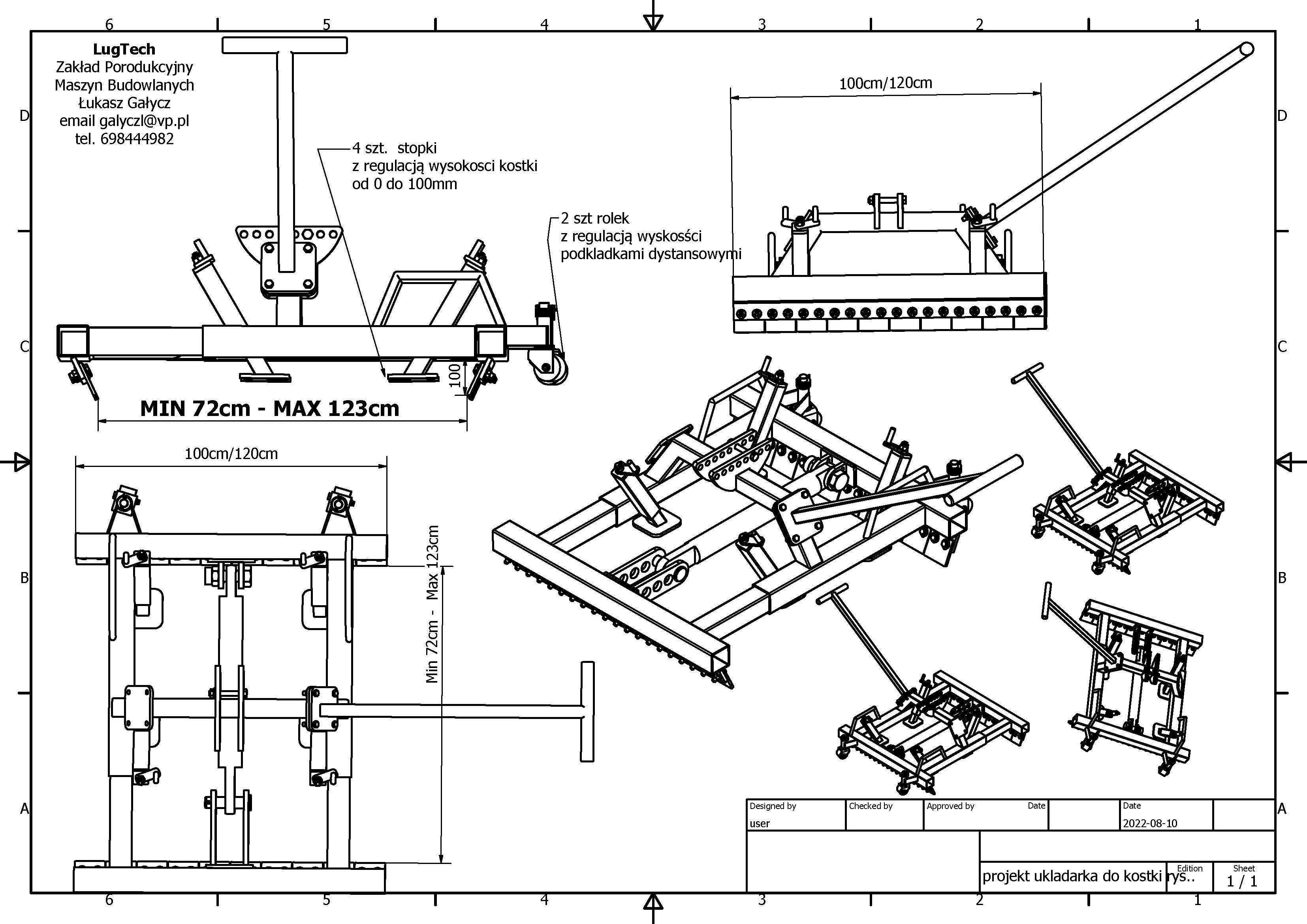 Chwytak Układarka hydrauliczna Do Kostki Brukowej SystemDobicia Kostki