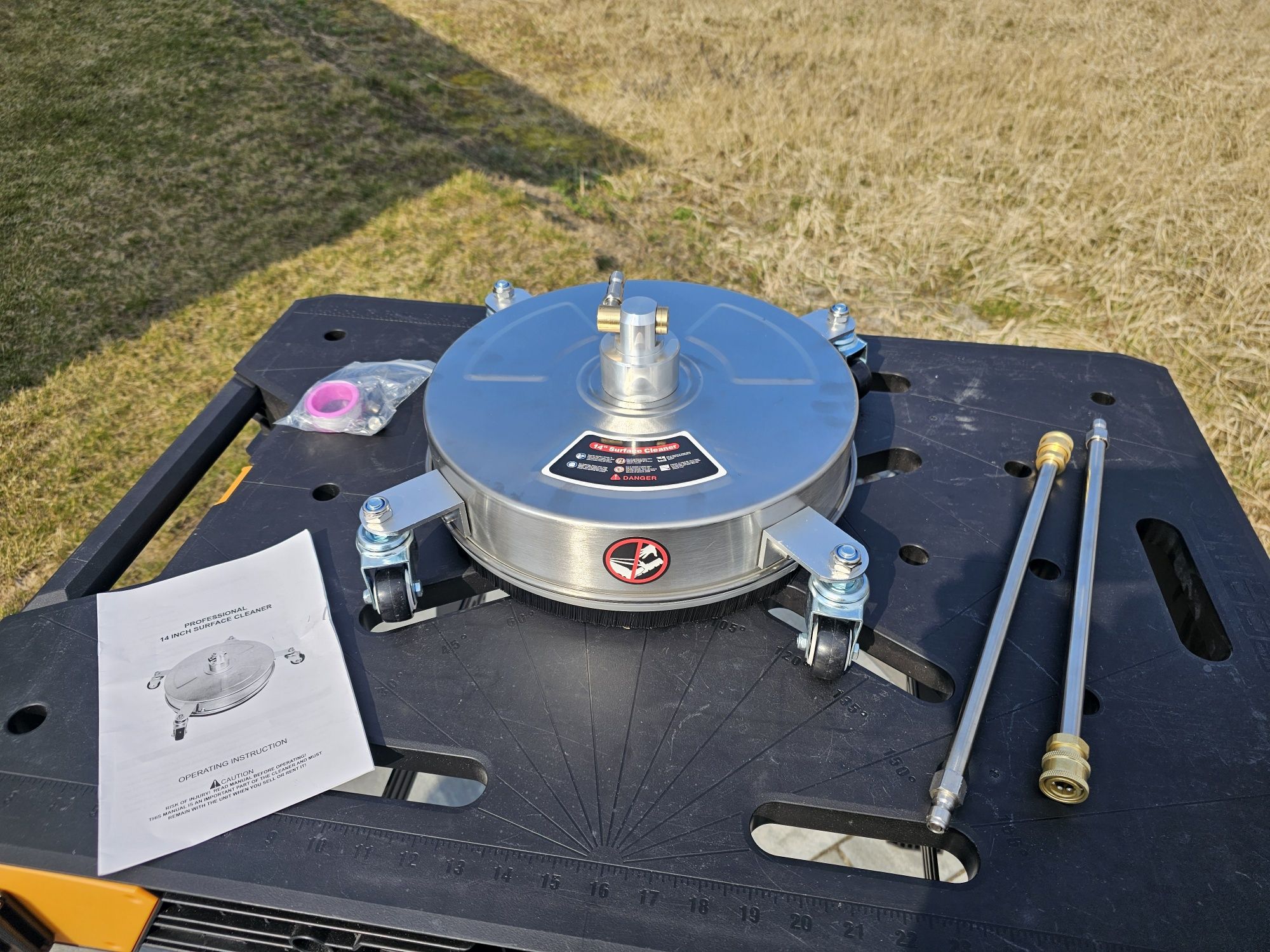 Szczotka/Platforma/Talerz do mycia kostki 14" - T-racer/Mosmatic