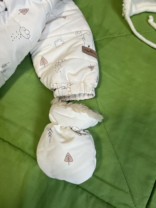 Зимовий Комбінезон дитячий 56/62 см + шапочка