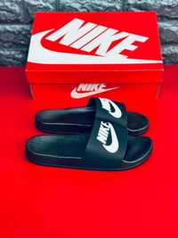 Шлепанцы Nike мужские Шлепки сланцы тапочки Найк черные пляжные