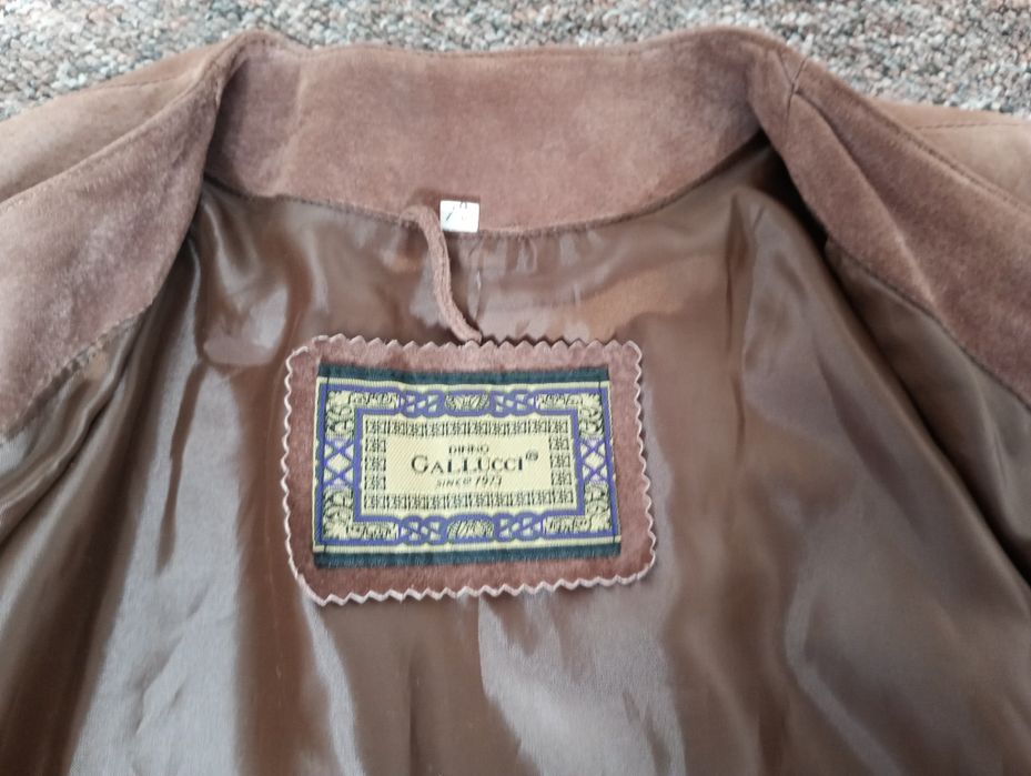 Kurtka marynarka skórzana s/m