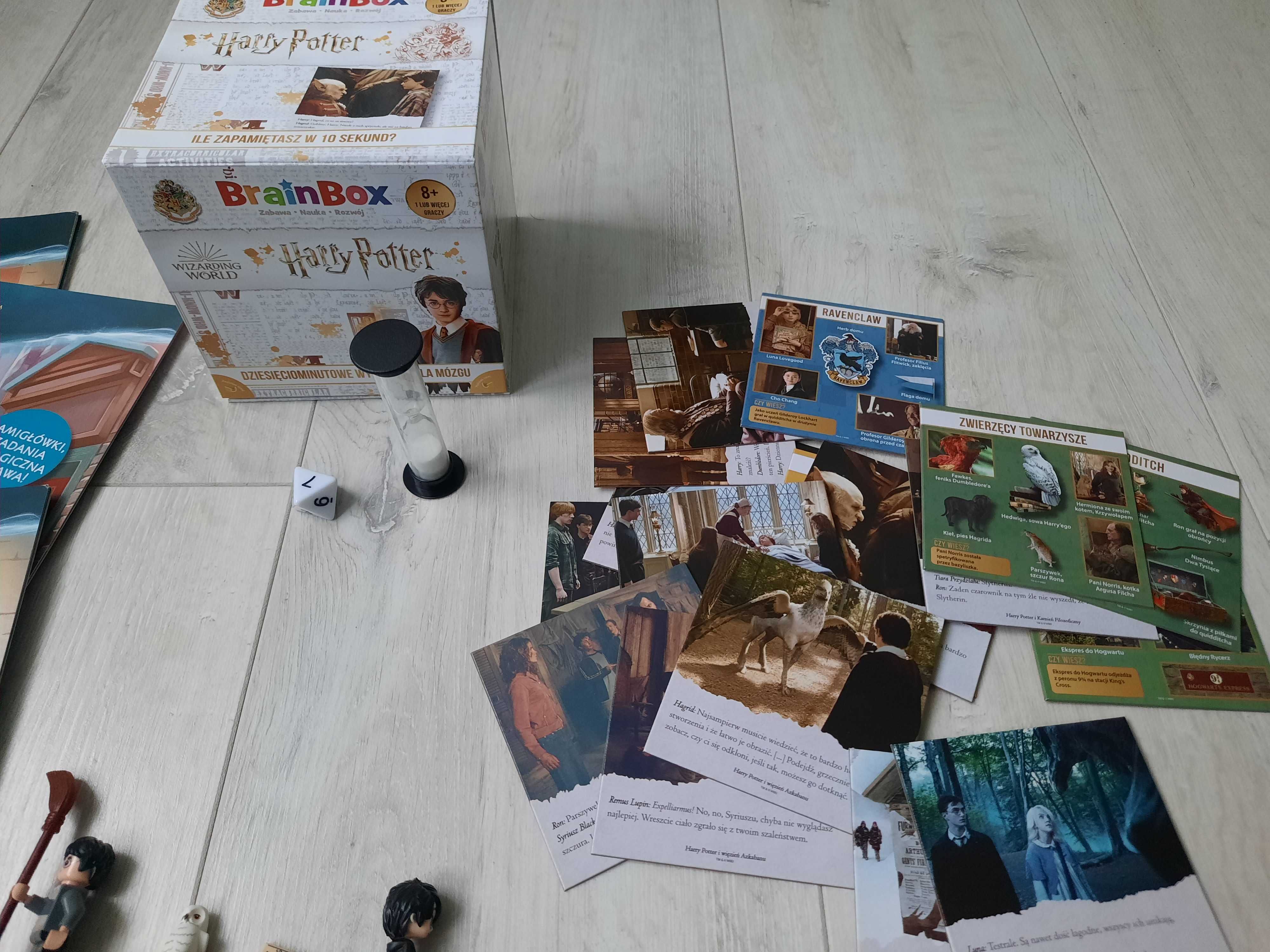 Harry Potter Gra Brain box+ figurki  książeczki