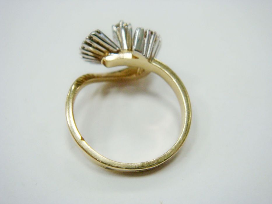 Кольцо из желтого золота с бриллиантами (арт. 5713)