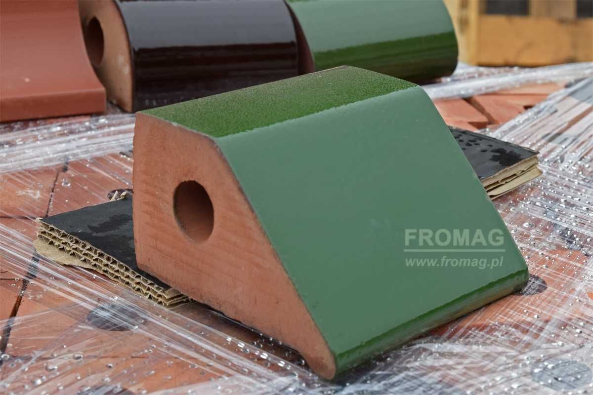 tanie Parapet Klinkier Zewnętrzne zielone parapety ceramiczne