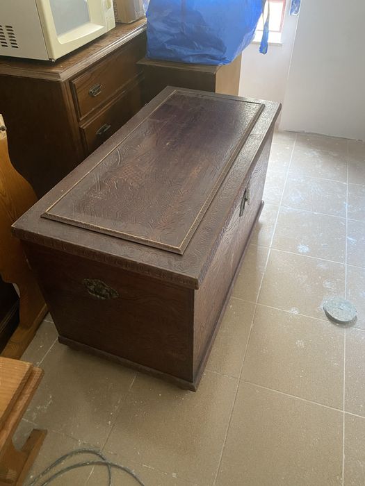 Baú em madeira para restaurar