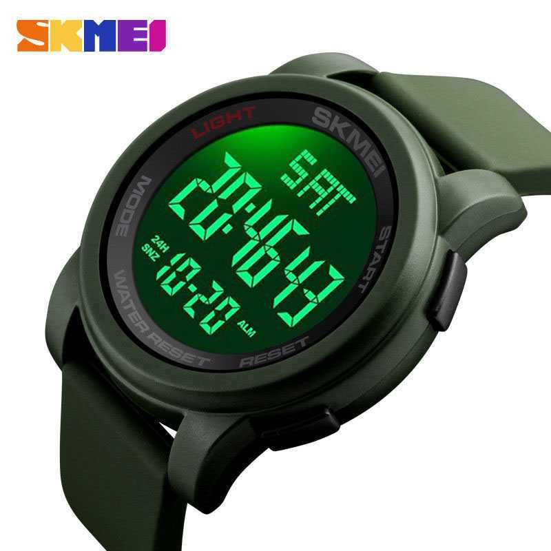 Часы наручные (годинник) SKMEI 1257 хаки (зелёные)