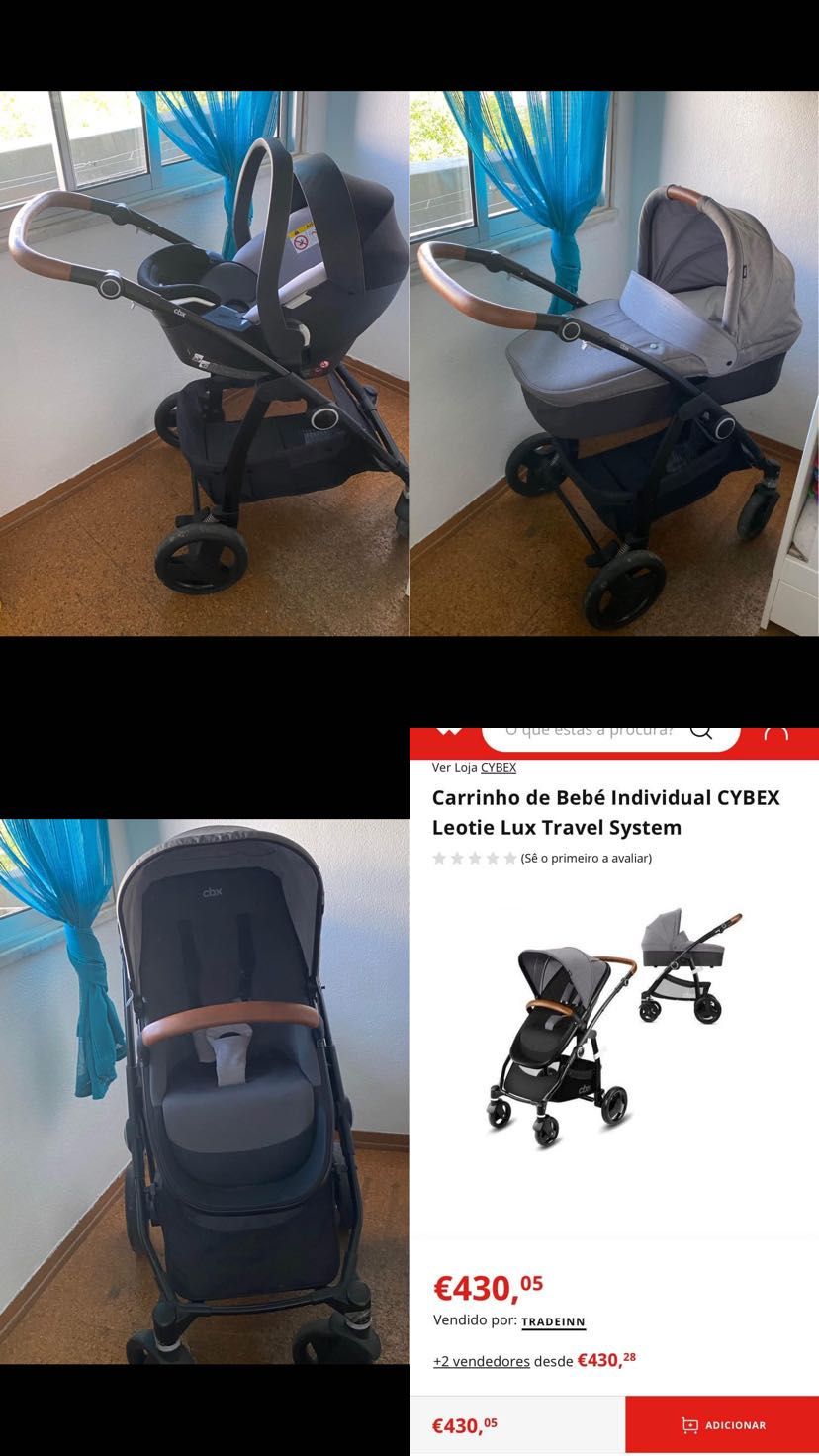 Carrinho bebê Caybex