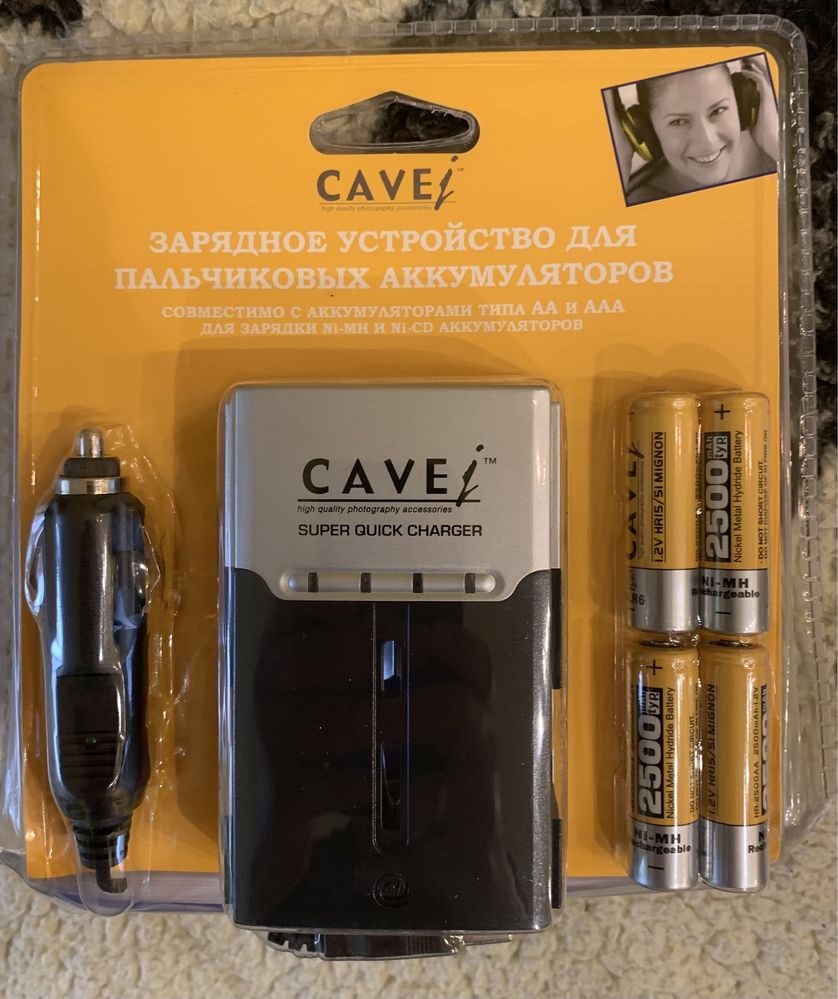 Зарядное устройство для аккумуляторов CAVEI CV-CH A088 + 4*2500 mAh