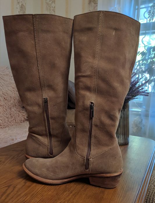 Сапоги замшевые размер 41