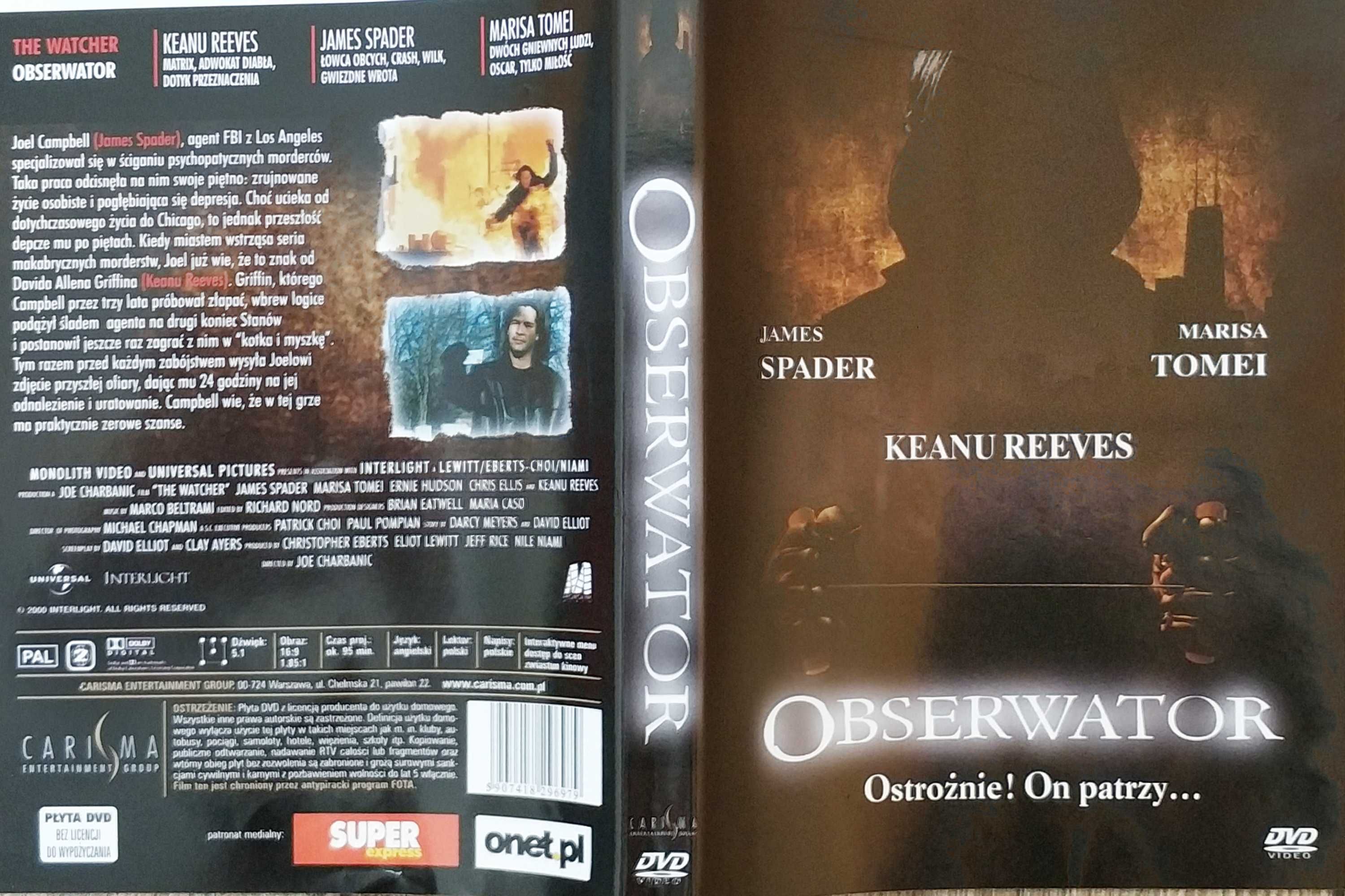 TANIO Obserwator The Watcher DVD