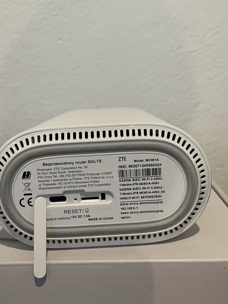 Router ZTE MC801A 5G / LTE