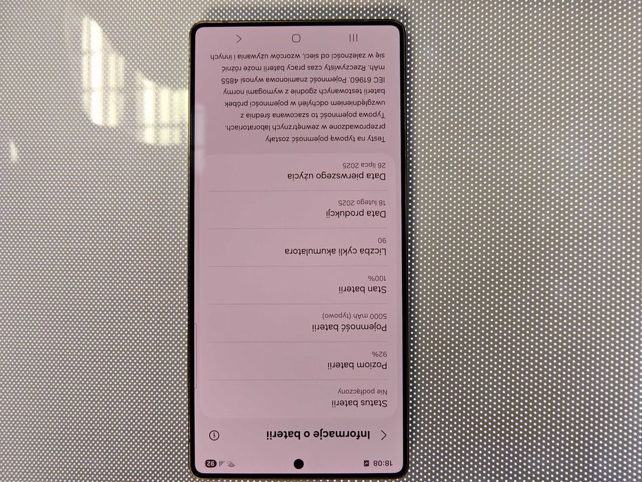 Samsung S25 Ultra Titanium Black 256 GB, Stan Baterii 100%