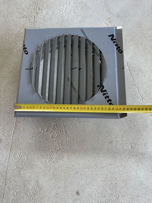 Czerpnia wyrzutnia z okapnikiem fi245 nowa