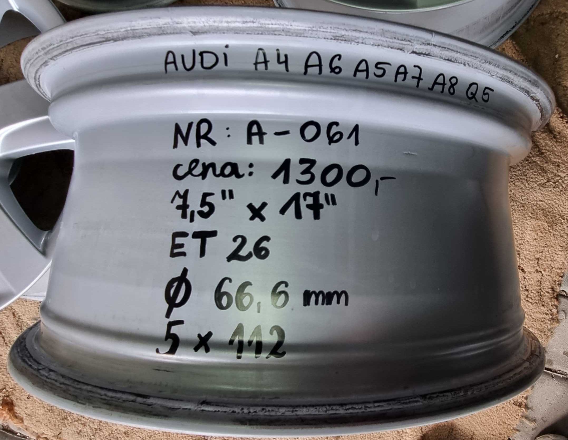 Alufelgi 17" Audi A4 A6 A5 A7 A8 Q5 5x112