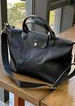 Czarna modna torba Longchamp