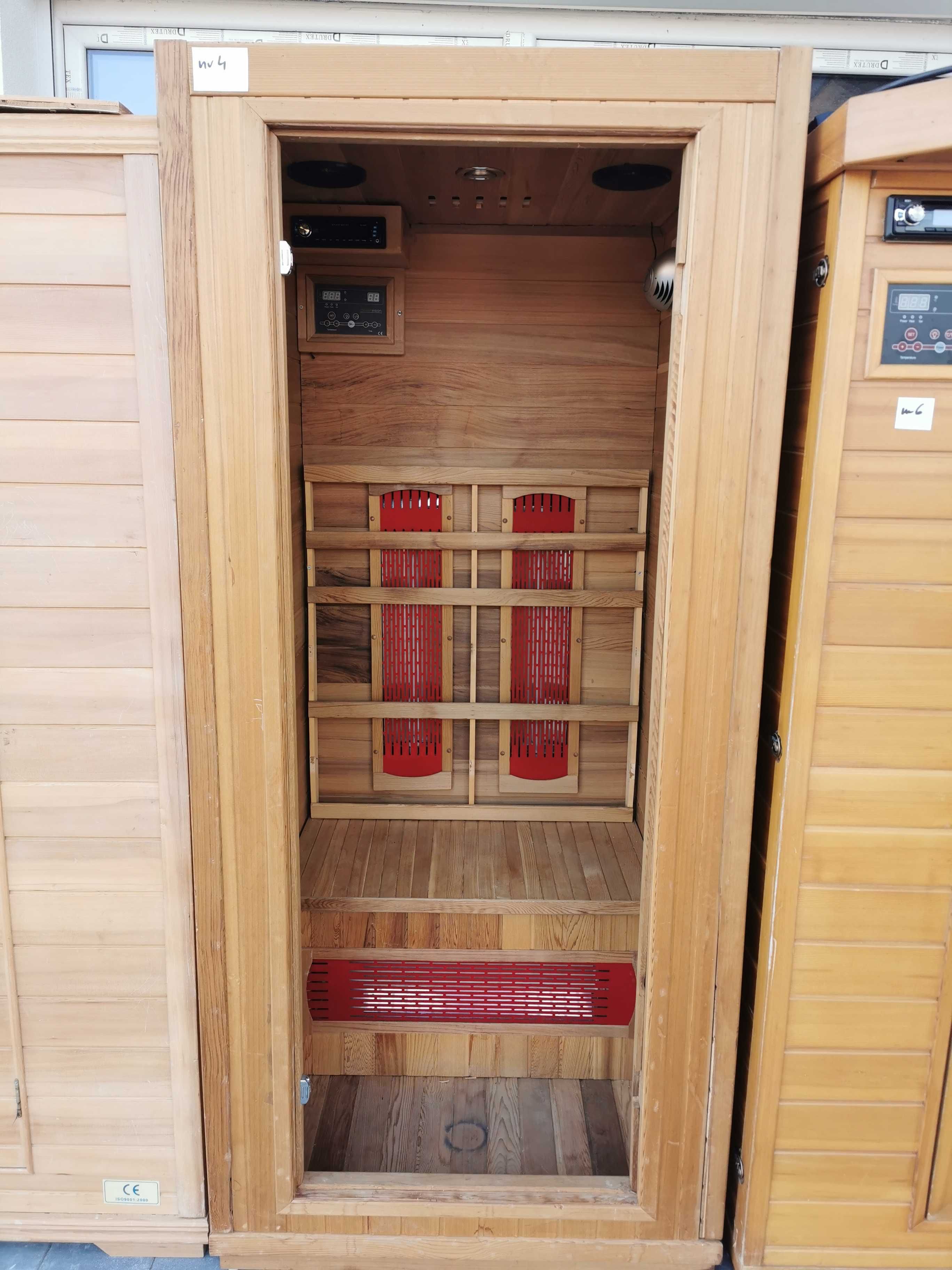 Sauna na podczerwień INFRAROT sucha Infrared Radio LED USB MP3 ładna