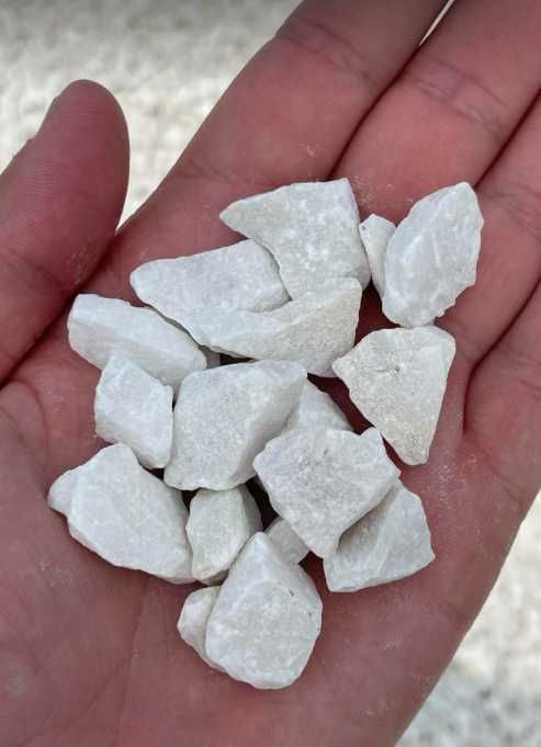 Kamień Ogrodowy Grys BIAŁA MARIANNA Extra White Kamień w Workach