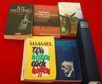 6 szt. Książki w języku niemieckim Fielding Simmel Zweig