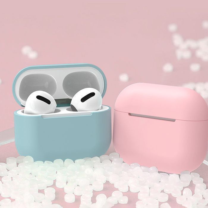 Etui Silikonowe Do AirPods Pro Różowe - Ochrona Przed Uderzeniami